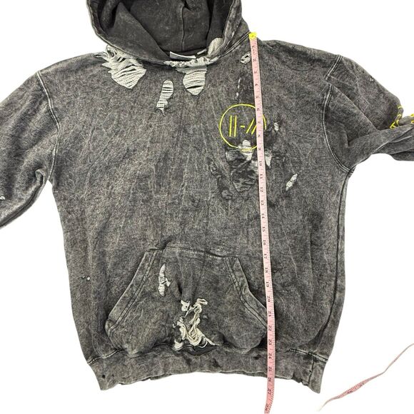 Twenty One Pilots Trench Hoodie Colortone Destroyed Medium Band Tour Music - Picture 13 of 14